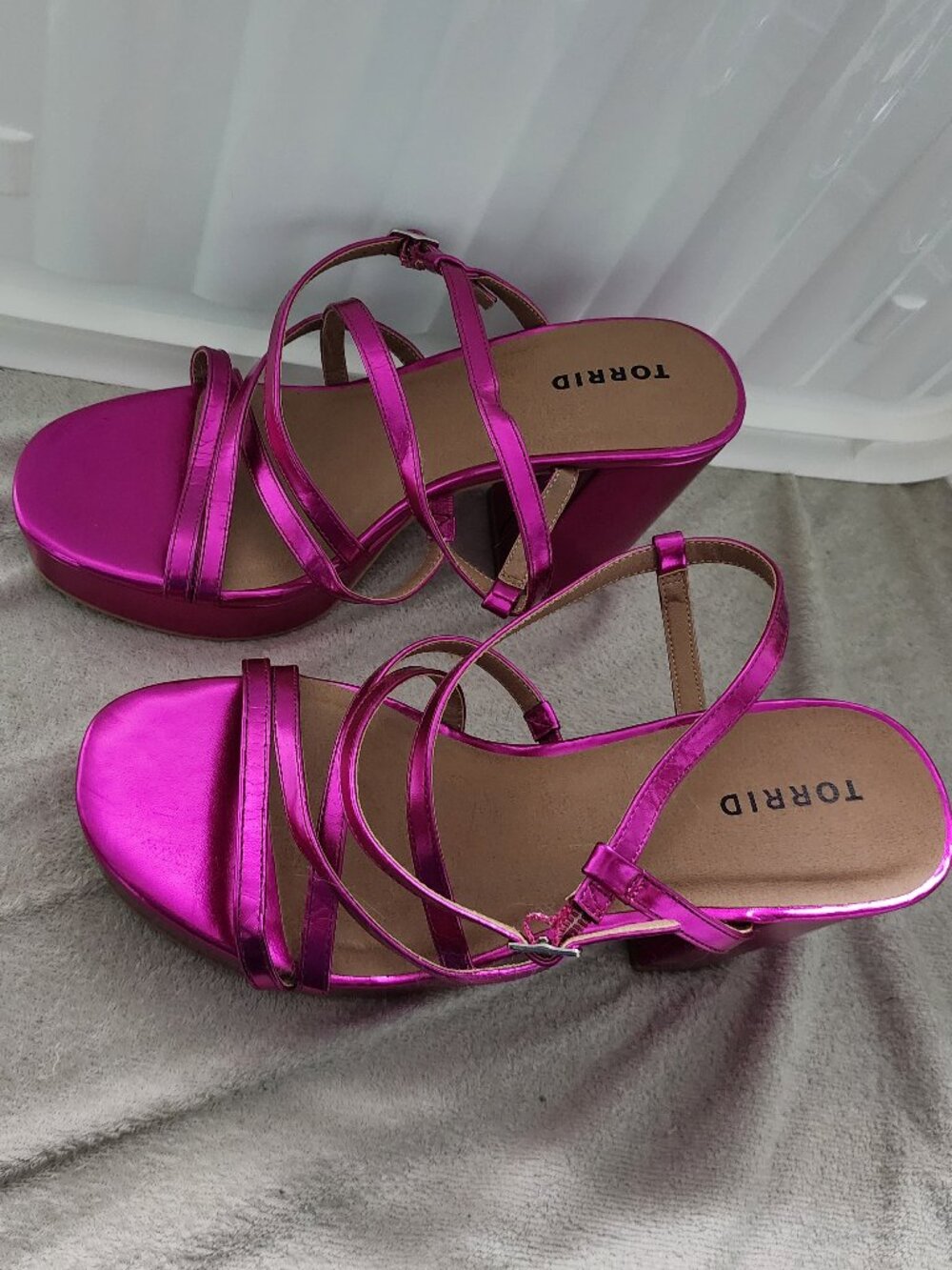 Hot Pink Torrid Chunky Heels